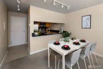 Plenty of room for a dinner party.