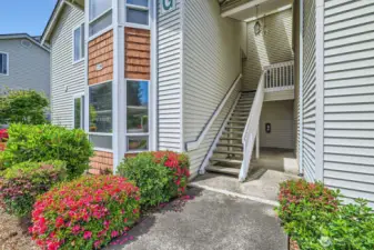 Stairs to unit.