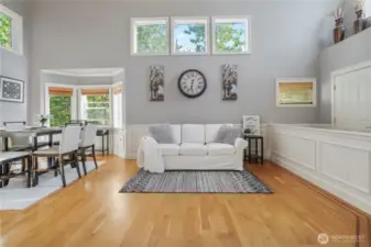 Formal living and dining room areas.