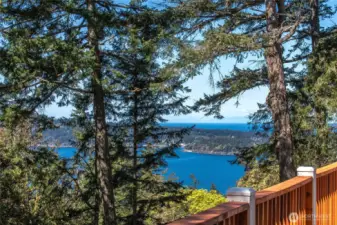 View from deck toward Eastsound