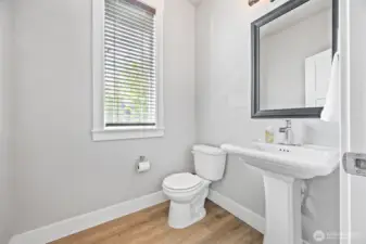 1/2 bath on main