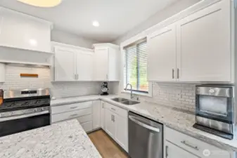 Plenty of cabinets.