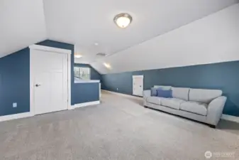 3rd floor flex room. (furnace inside closet to the left)