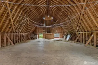 Hay loft or game room, you decide.