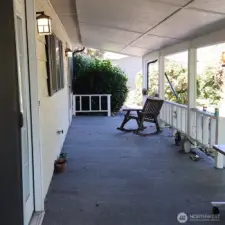 Huge front porch
