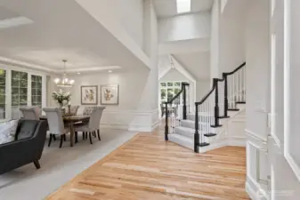 Soaring ceilings, flooded with natural light.