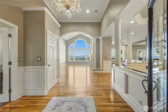 Stunning, Bright Entry w/ Dedicated Office to Left~