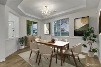 This photo is virtually staged