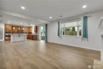 Eating area and great room