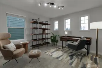 This room is virtually staged