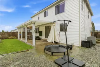 Fantastic covered back patio