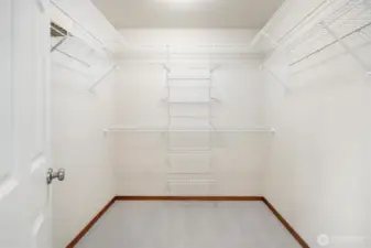 Primary closet