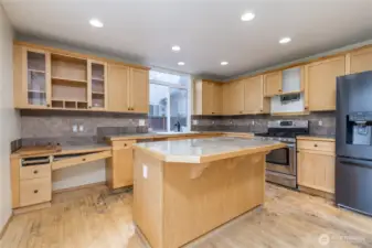 This kitchen provides a great opportunity for some sweat equity!