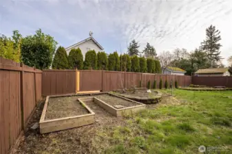 Raised garden beds are ready for your summer veggies!