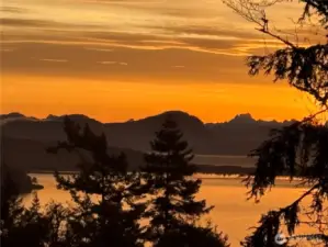 Sunrise view from tent platform. Owner provided photo February 2026