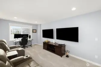 Media / bonus room for entertainment or play!