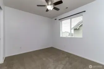 This is the 3rd extra bedroom and is situated at the back of the house.