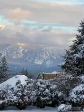 The view on a winter day.