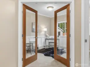 Dedicated office, or use as a hobby or game room.