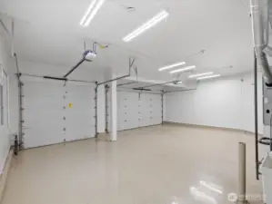 Plenty of space for vehicles, storage, or workshop space.