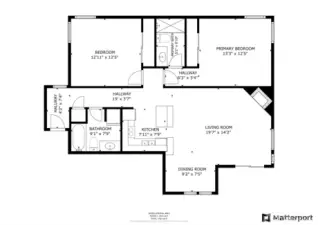 2D floor plan - Matterport