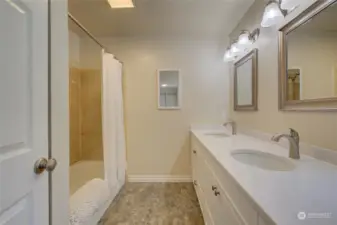 Primary Bathroom (not pictured is large window that lets in tons of light)