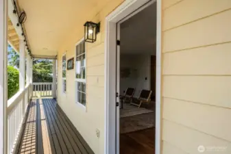 Front wrap around porch.