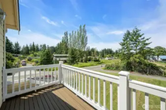 private balcony off bedroom.