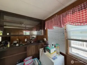 Built in kitchen cabinet