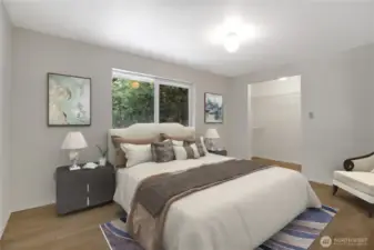 Bedroom 2 main floor virtually staged