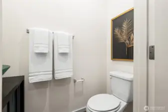Half bath downstairs
