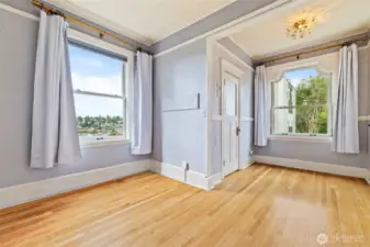 Bright Room with Dual Windows