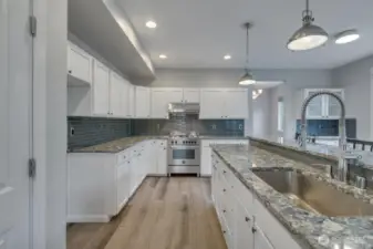 Newer quartz countertops