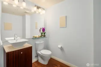 Hallway bathroom