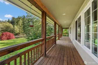 Front covered porch
