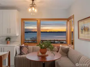 Sunrise to sunset views!