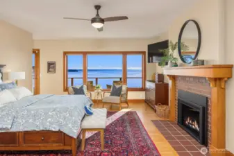 STUNNING primary bedroom!