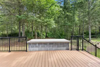 Limitless uses for this back deck and yard.