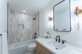 Lower level bathroom