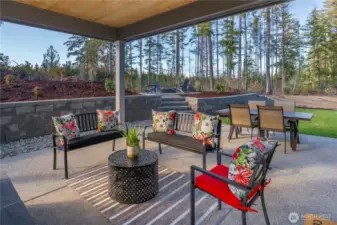 Covered Patio Backyard