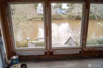 Enclosed porch view