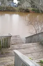 Steps/dock on canal