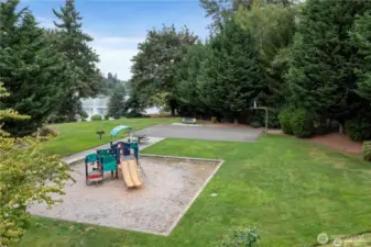 Community park & sports court.