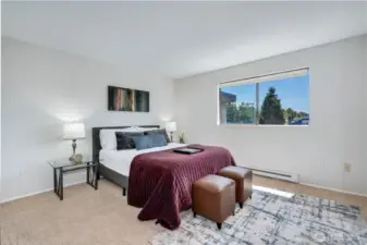 Large bedroom.