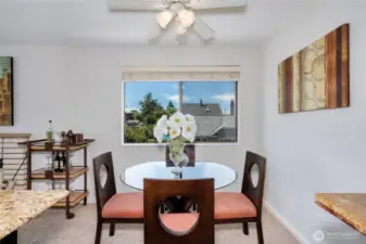 Dine-in, host game night, or breafast in the the morning light?