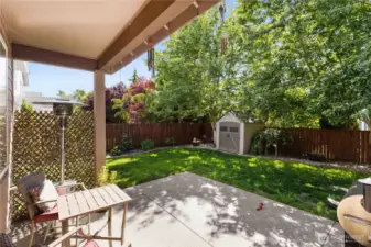 Covered Back Patio just off Breakfast Nook!