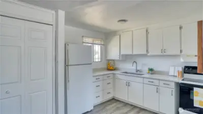 Laundry area off of Kitchen