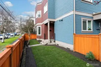 front yard, new exterior