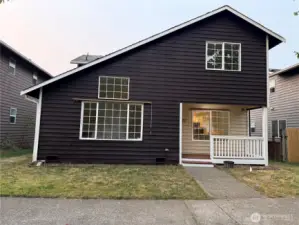 Front of home, street side