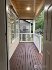 View of front porch street side